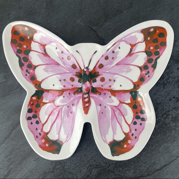 Nicole Miller Other - Nicole Miller Home Butterfly Decorative Plate